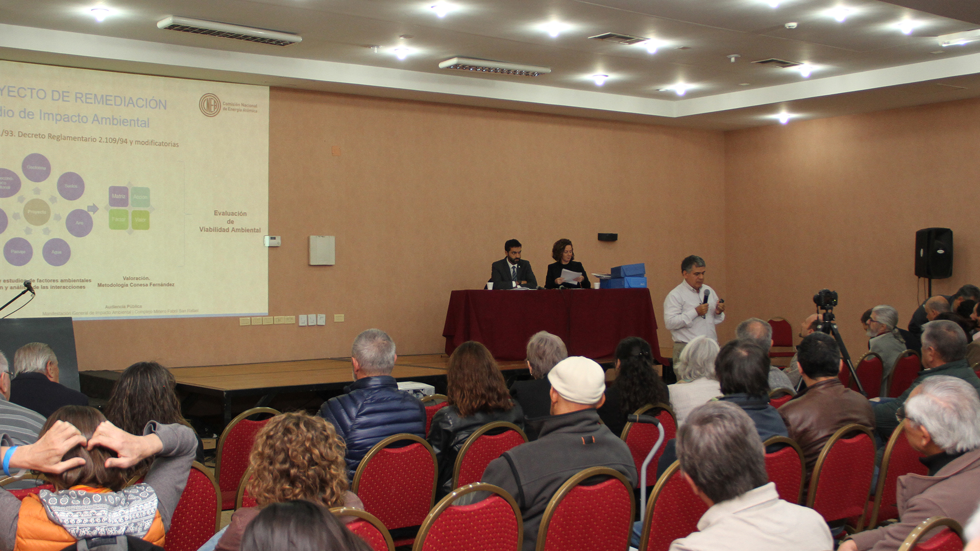 Audiencia pública en San Rafael, provincia de Mendoza, por la remediación del Complejo Minero Fabril San Rafael