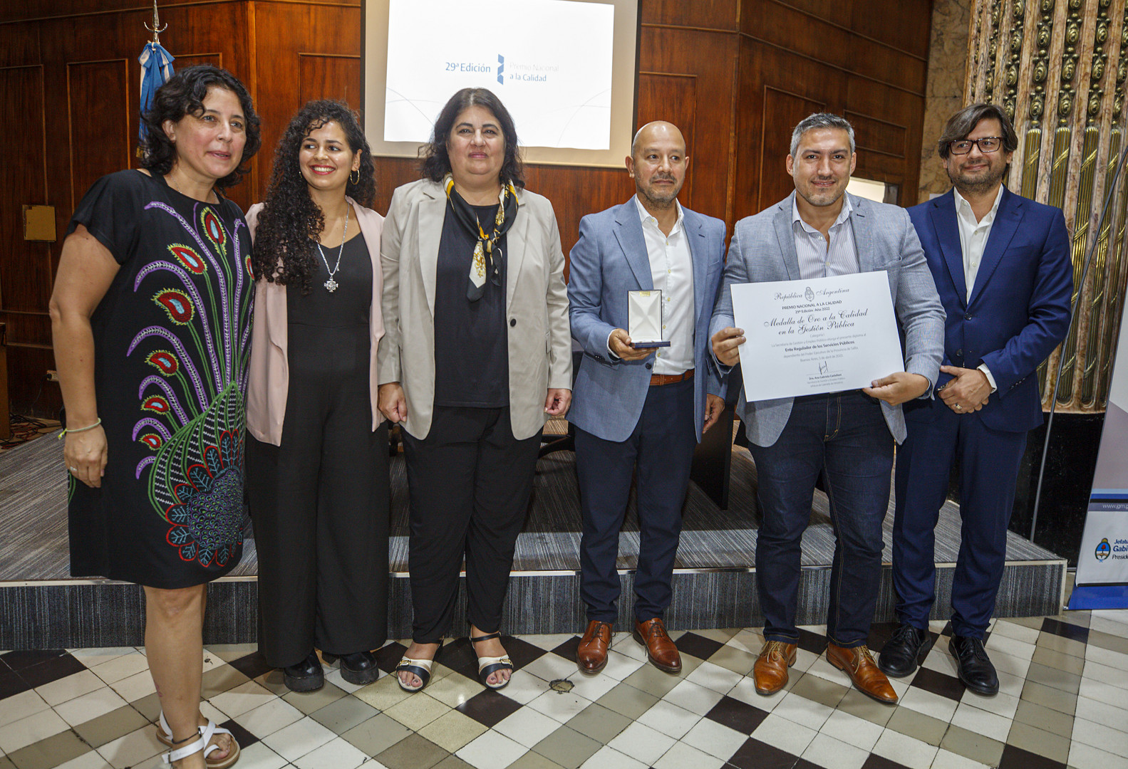 Medalla de Oro en la 29ª Edición del Premio Nacional a la Calidad para Ente Regulador de los Servicios Públicos, provincia de Salta