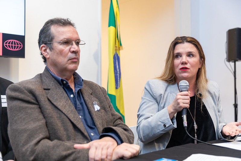 Bauer y Lucrecia Cardoso