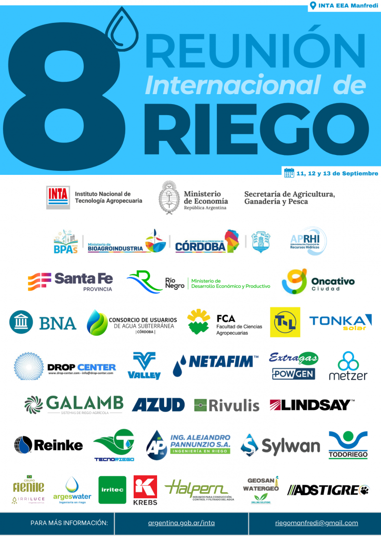 8ª Reunión Internacional de Riego