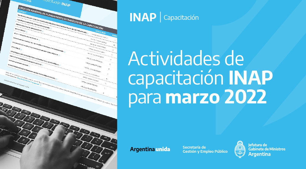 Actividades INAP Marzo 2022