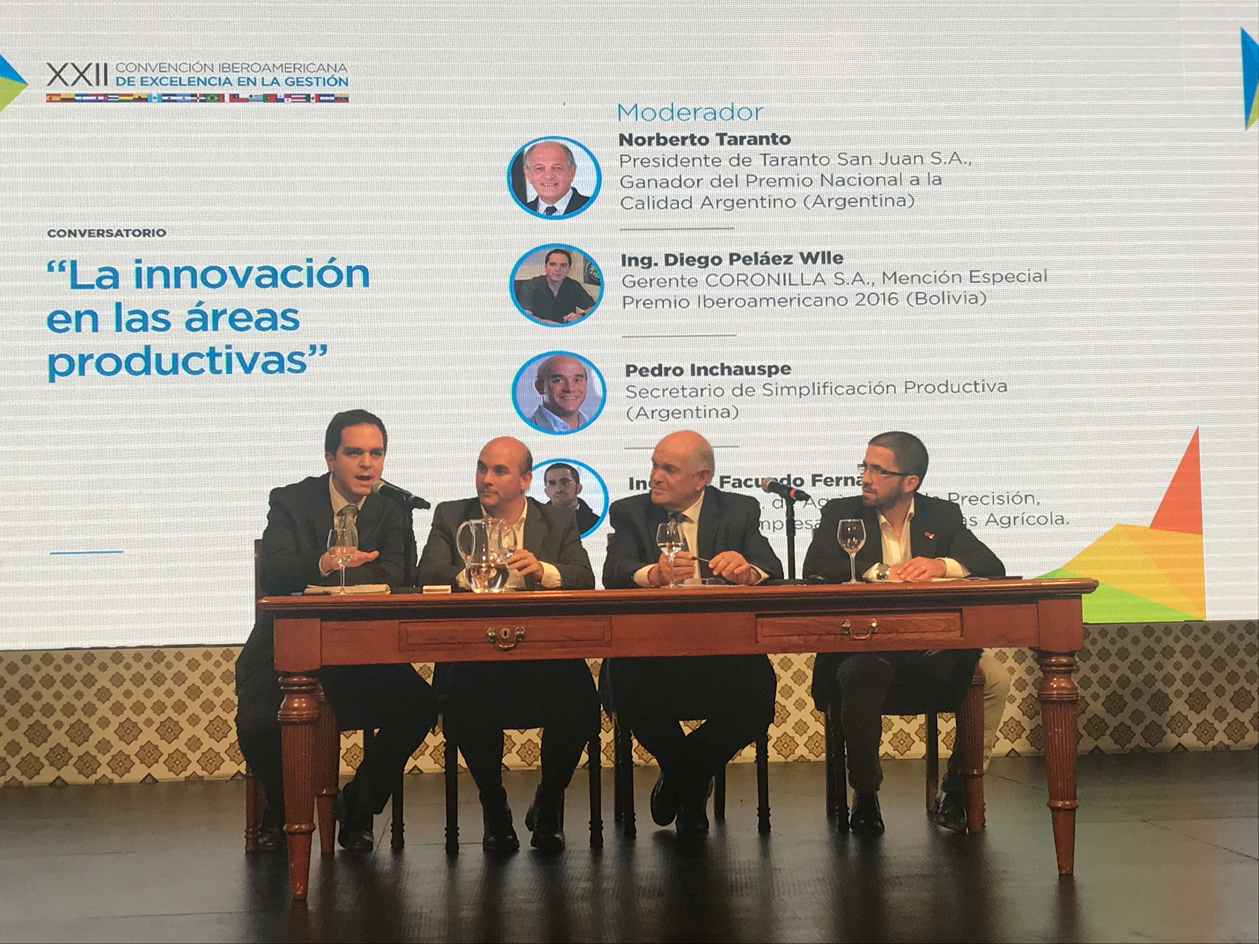 Conversatorio: "La innovación en las áreas productivas"