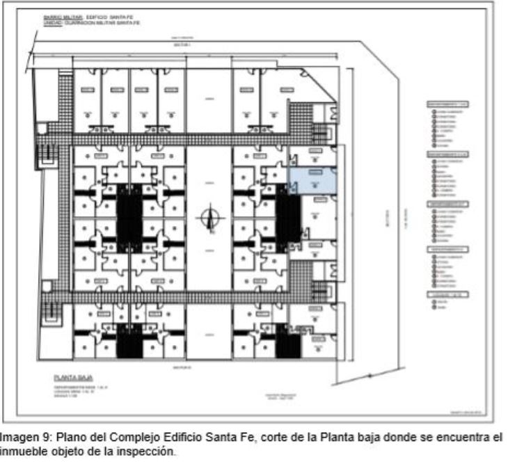 Croquis planta del edificio