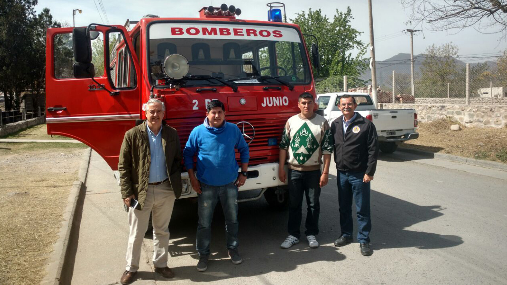 Visitamos cuarteles de Bomberos Voluntarios de Salta