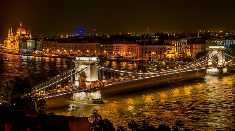 Puente de las Cadenas en Budapest