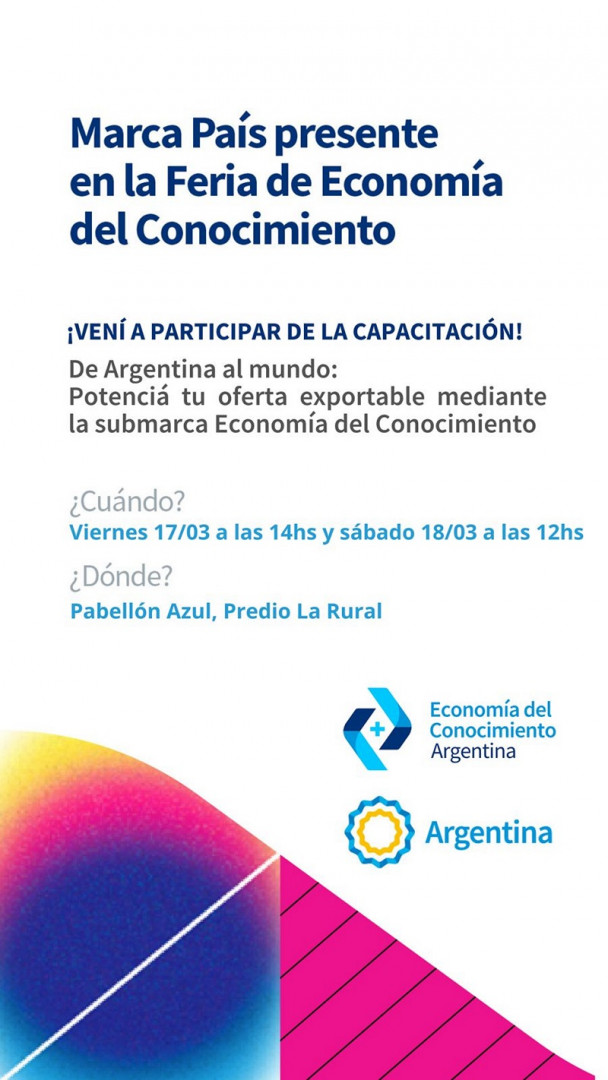 Flyer de la convocatoria para la capacitación