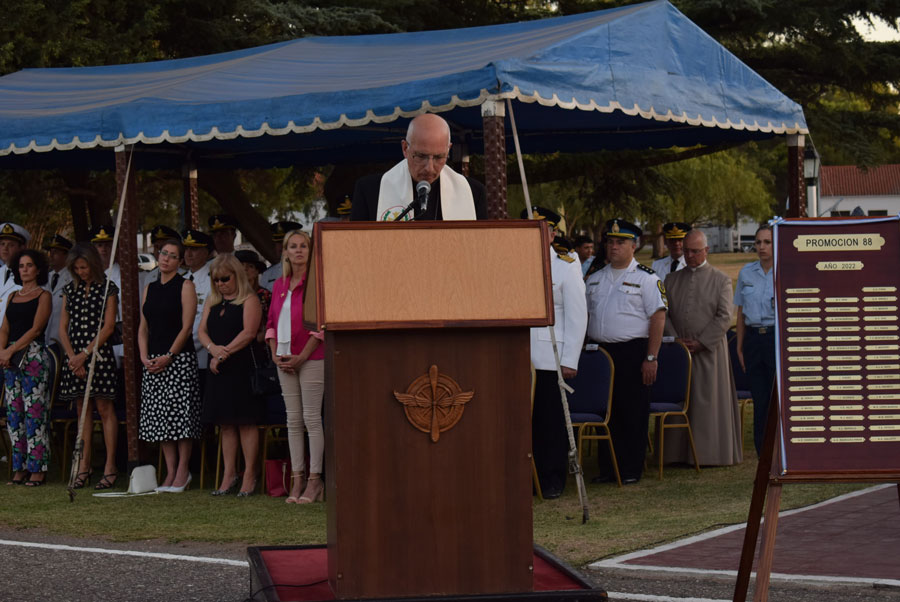 Discurso del obispo castrense, monseñor Santiago Olivera