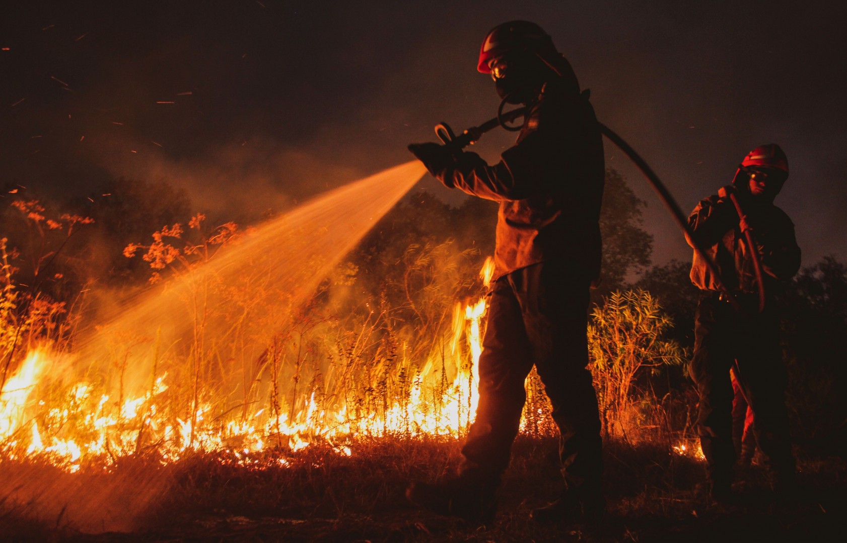 El Ejército contra los incendios en Corrientes y Misiones