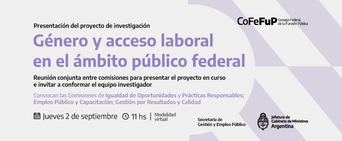 Género y acceso laboral en el ámbito público federal