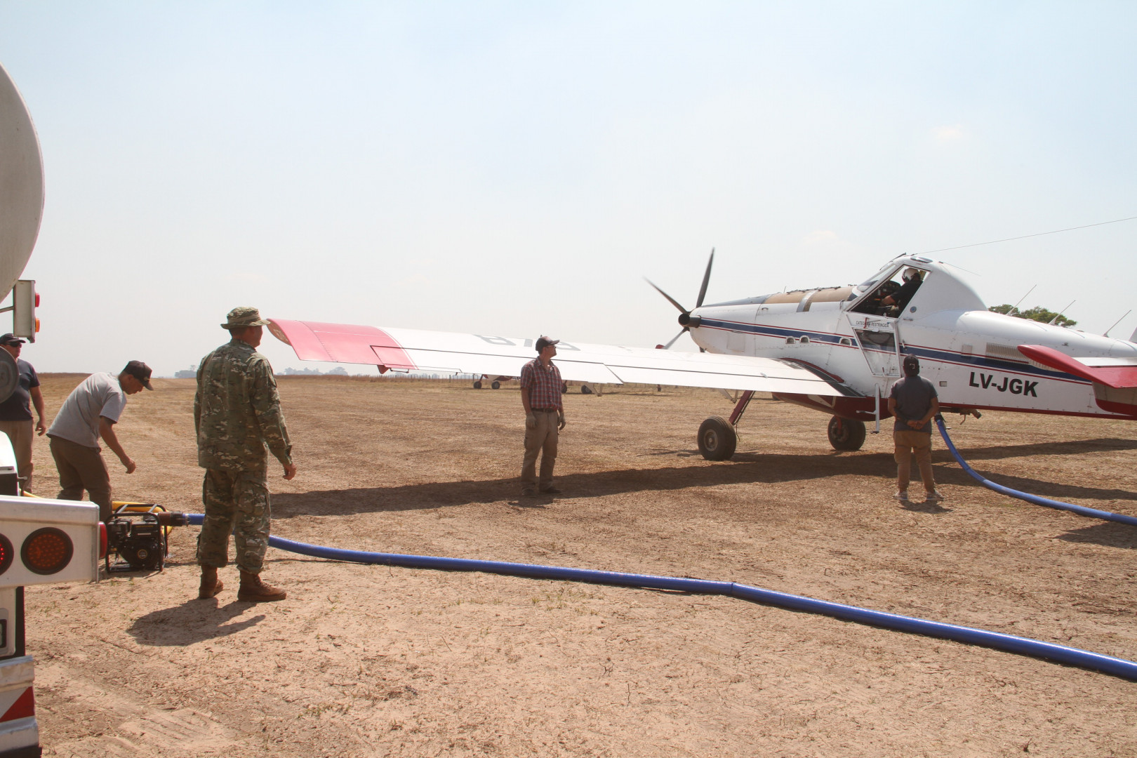 El Ejército contra los incendios en Corrientes 1