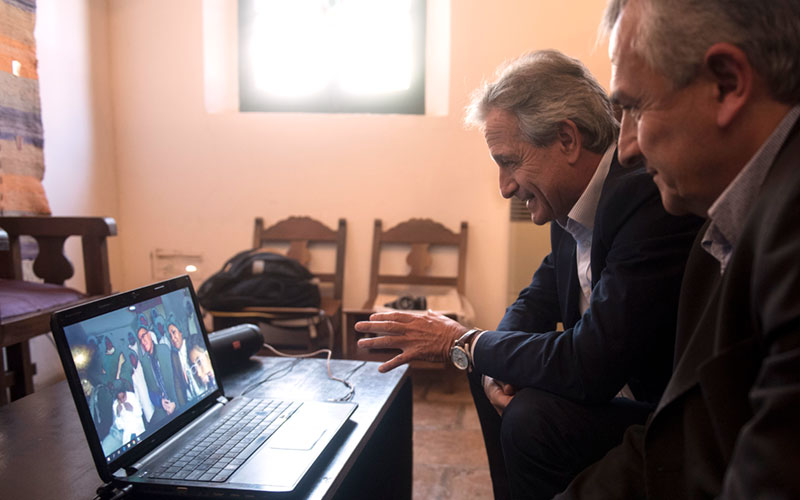 Ibarra y Morales inauguraron un Punto Digital en el edificio municipal de la localidad de Purmamarca.