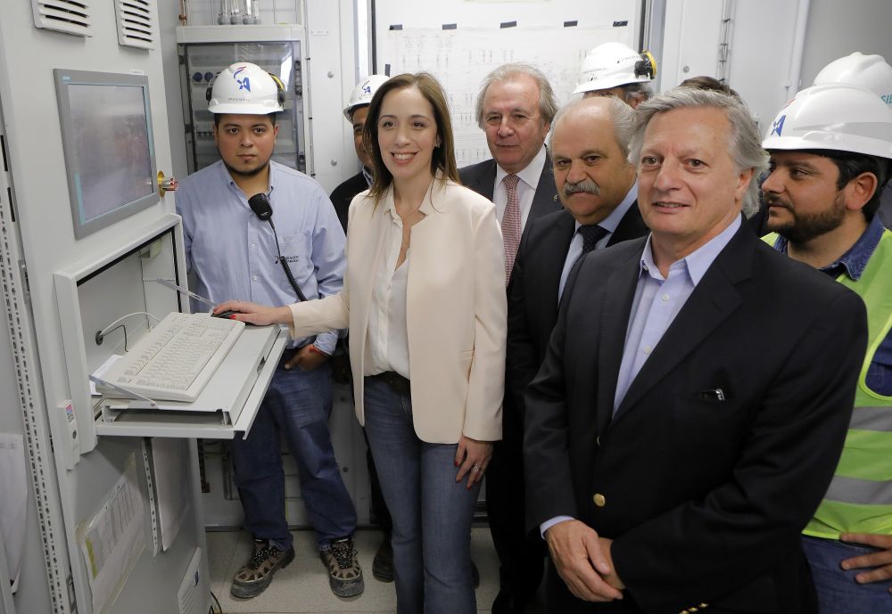 Vidal y Aranguren inauguraron la Central Térmica Ezeiza