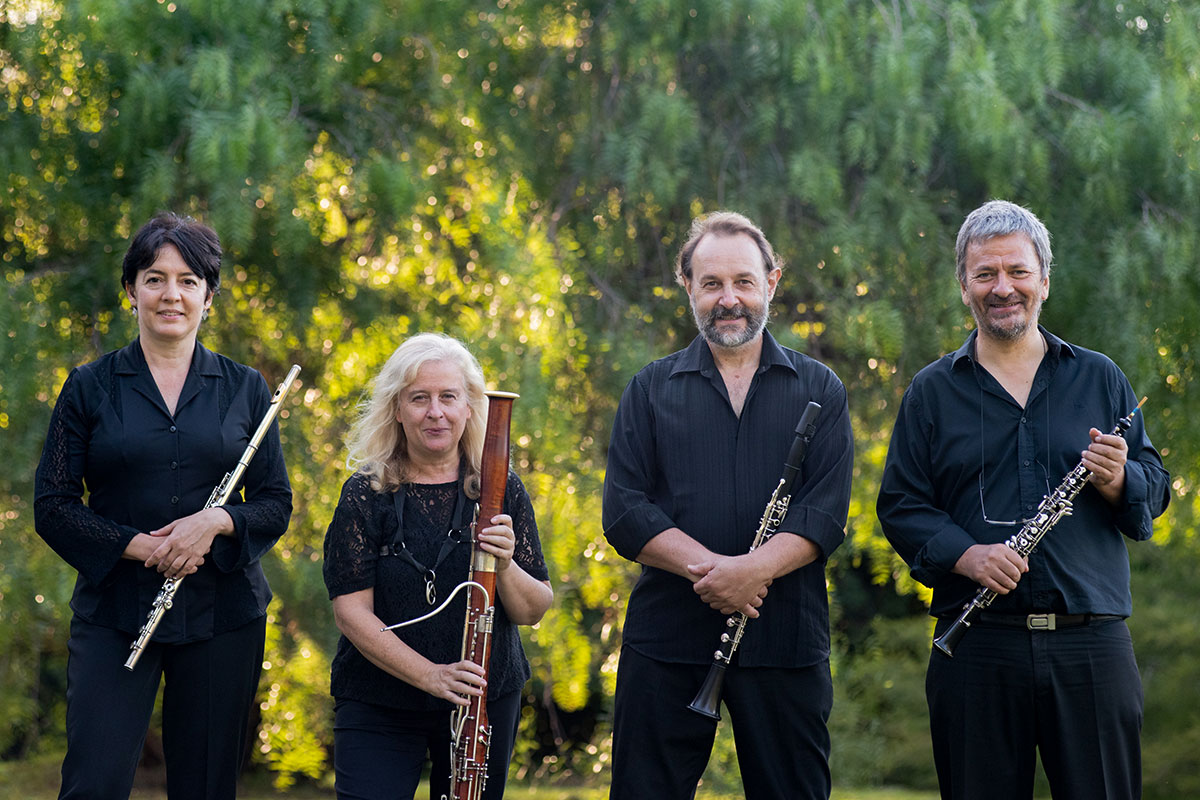 Canciones de colección: el Cuarteto de Maderas Fénix se presenta en el MNBA