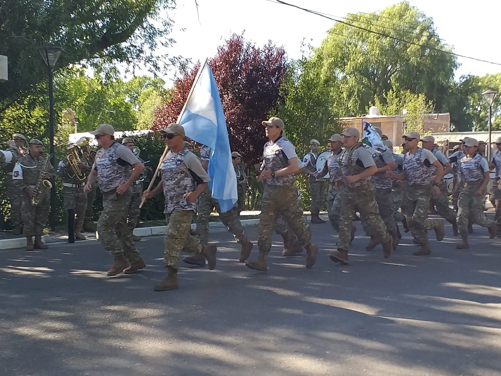 Partida del Regimiento de Exploración de Montaña 15