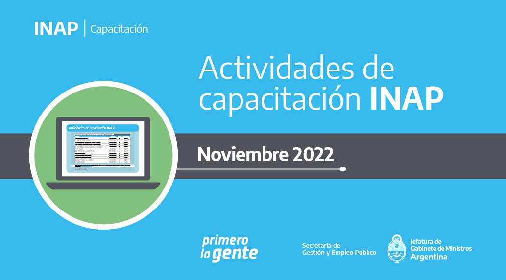 Catálogo de Actividades INAP Noviembre 2022