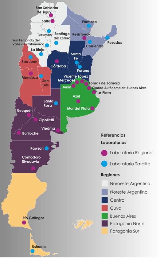 mapa lab forenses