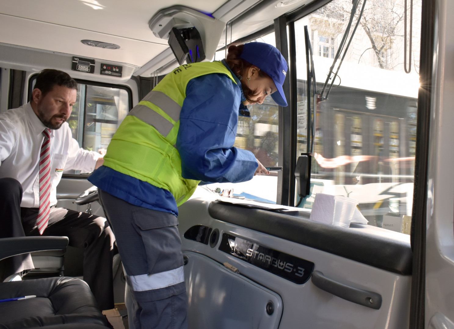 La CNRT realiza los controles antes de la salida del servicio